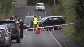 accident kilkeel crash newry road released name man involved caption three were cars