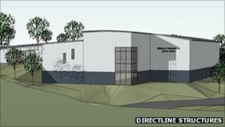 The proposed new sports centre