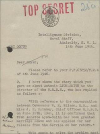 Top Secret file about Antonia Lyon-Smith