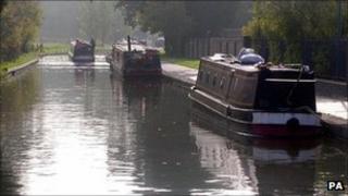 Boats on the Llangollen Canal