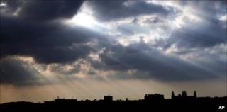 Sun and clouds