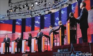 TV debate between presidential candidates