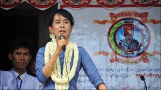 Burmese pro-democracy leader Aung San Suu Kyi