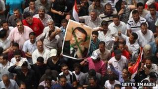 Protesters in Egypt