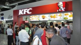 KFC in Ramallah