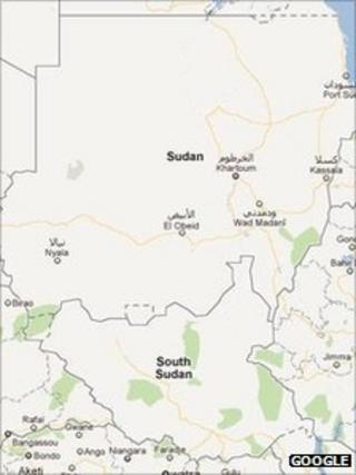 South Sudan Google Map