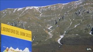 Gran Sasso sign