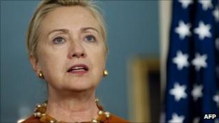 US Secretary of State Hillary Clinton