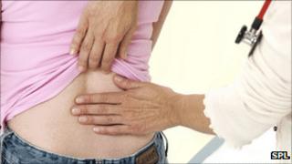 Back examination