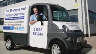 Fife Shopping and Support Services van
