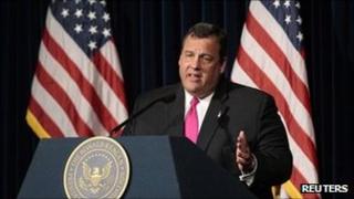 New Jersey Governor Chris Christie