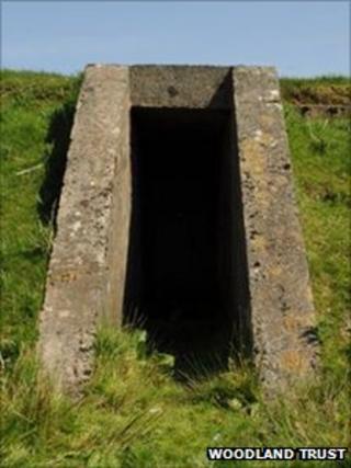 Bunker entrance