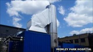 Frimley Park Hospital power plant