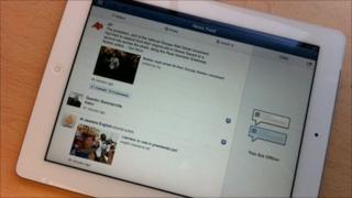 Facebook, iPad