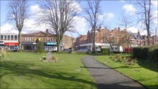 Kings Heath village square