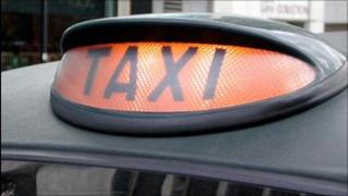 Taxi sign