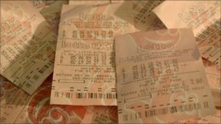 National lottery tickets