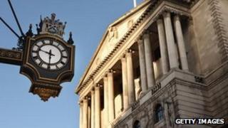 The Bank of England, and a clock