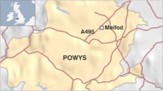 Map o'r ardal