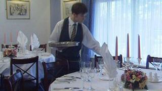 Hospitality industry worker