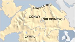 Map o'r ardal