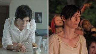 Ezra Miller, left, and Tilda Swinton in We Need To Talk About Kevin