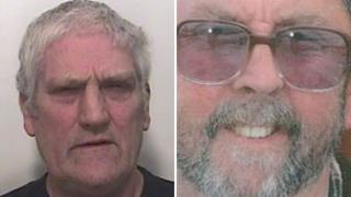 Derek George Gould, 60, of Westwood Road in Corsham (left) Michael Walsh, 57, (right