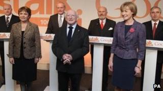 Candidates for the presidential election in the Irish Republic