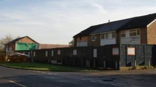 The scene of the gas blast, one year on