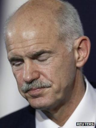 Greek Prime Minister George Papandreou (2 Nov 2011)