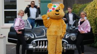 BBC Channel Islands news presenters Gwyn Garfield-Bennett and Clare Burton and BBC Radio Jersey presenters Murray Norton and Tim Pryor