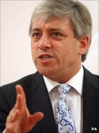 John Bercow (file pic)