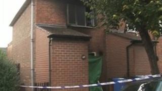 Fire scene at Buchan Street in Derby