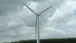 A wind turbine