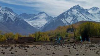 Mountains in Bamiyan Province