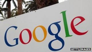 Sign outside of Google's headquarters