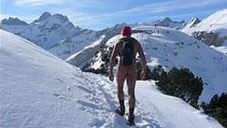 A naked rambler (file image)