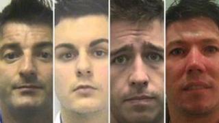 (From L to R): Karl Edwards, Andrew Waters, Nathan Denton and Joseph Murphy
