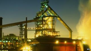 Steelworks at Redcar