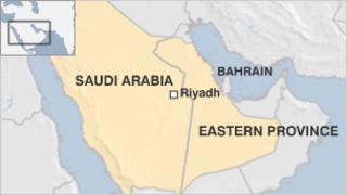 Map of Saudi Arabia