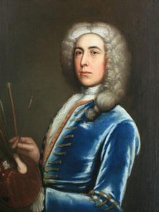 Edward Owen - hunan bortread - 1732