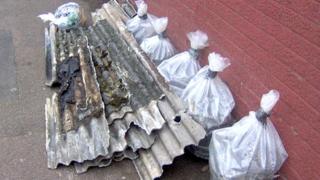 Asbestos bags dumped in Leicester