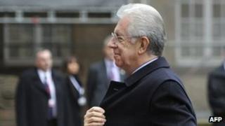 Italian Prime Minister Mario Monti