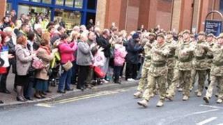 Mercian Regiment homecoming parade