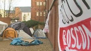 Boscombe Occupy protest