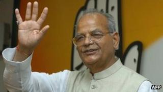 Former Indian telecoms minister Sukh Ram