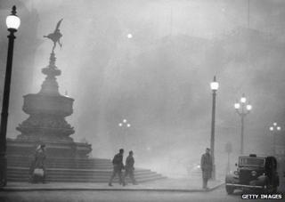 London smog in 1952