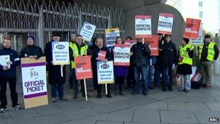 Picket line