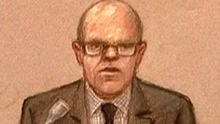 court artists impression of Edward Jarman