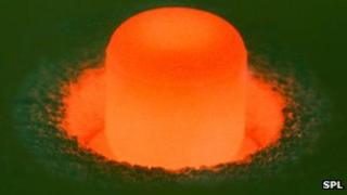 Pellet of plutonium (Credit: SPL)